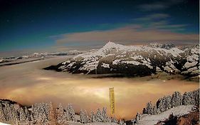 Hocheckhuette On Top of the Kitzbuehel Hahnenkamm Mountain